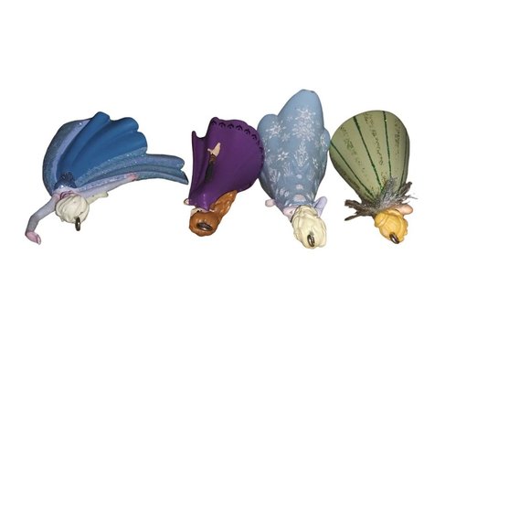 Disney Anna and Elsa Ornaments Lot of 4 Frozen Christmas Hanging Ornaments - Picture 8 of 10